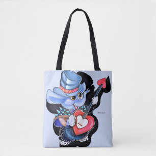 Metalphant Heart Guitar Tote or Cross-Body Bag