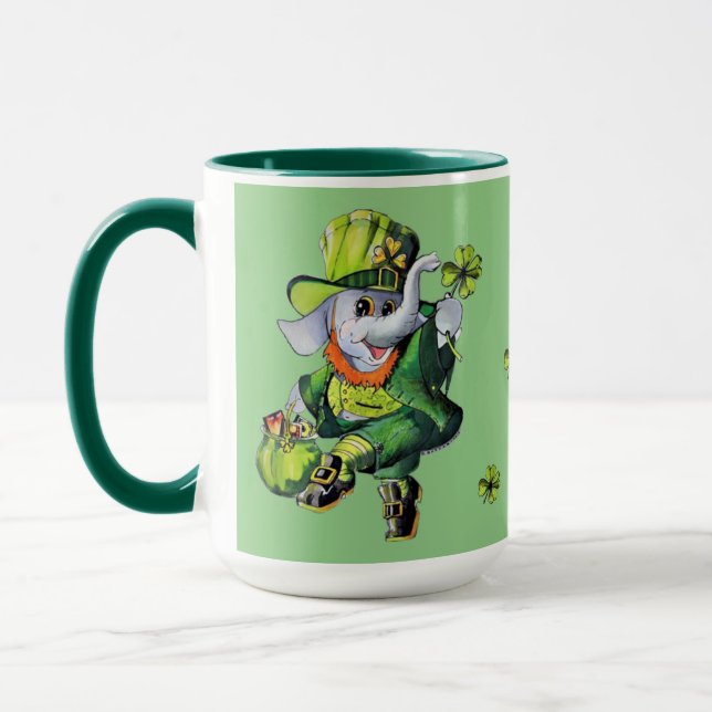 Metalphant St. Phantrick Mug (green) (Left)