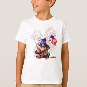 Metalphant USA Drapeau T-shirt enfant