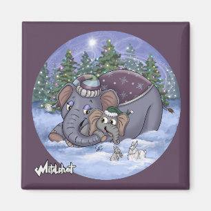 Metalphant Wilbur et aimant maman