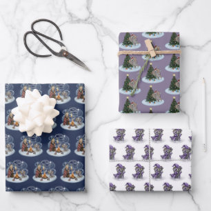 Metalphant Wilbur in Lights Wrapping Paper Sheets