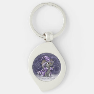 Metalphant Wilbur in Winter Metal Keychain