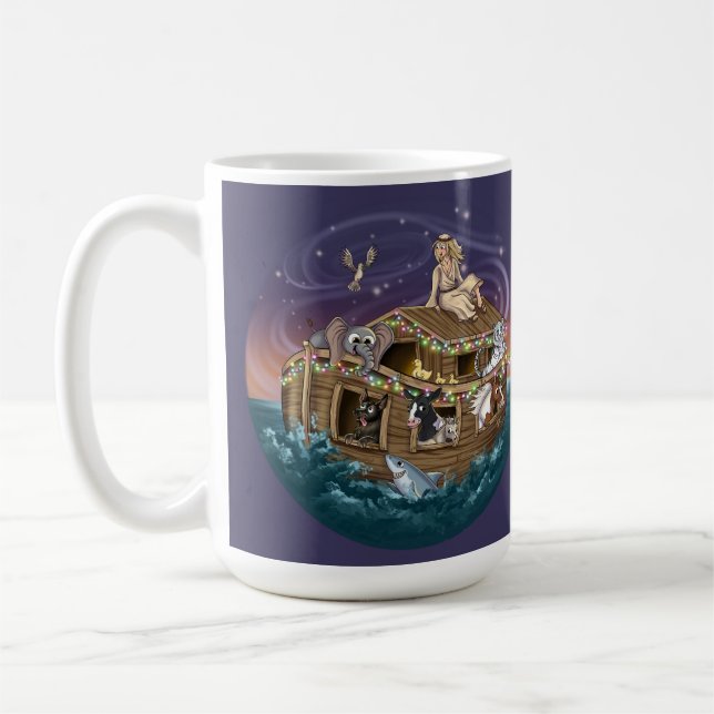 Metalphant Wilbur & Noah-ery's Ark Mug (Left)