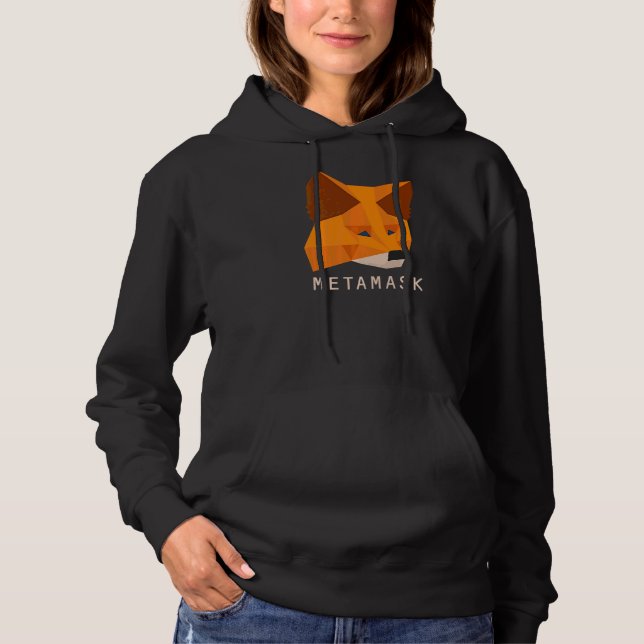 Metamask Fox Cryptocurrency Wallet For Pulsechain  Hoodie (Front)
