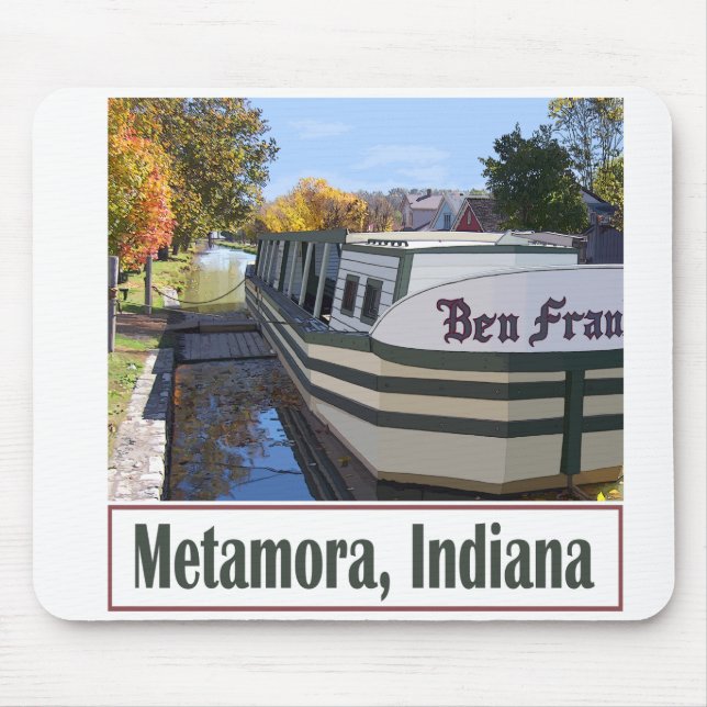 Metamora Indiana Mouse Pad (Front)