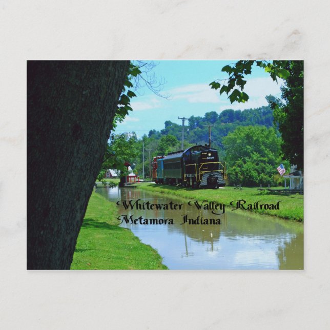 Metamora Indiana Postcard (Front)