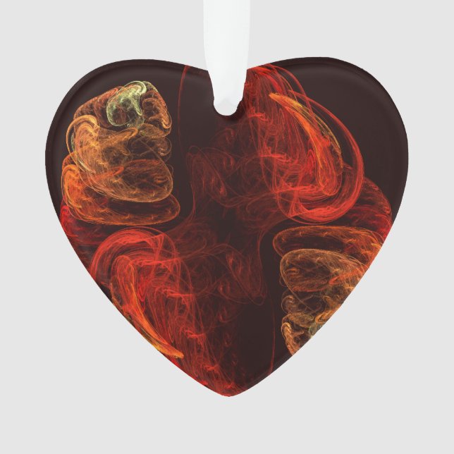 Métamorphose Art Abstrait Coeur acrylique (devant)