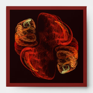 Métamorphose Enveloppe Carré d'art Abstrait