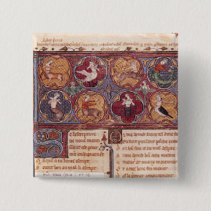 Metamorphoses, from Ovid Moralise 2 Inch Square Button