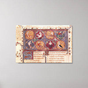 Metamorphoses, from Ovid Moralise Canvas Print