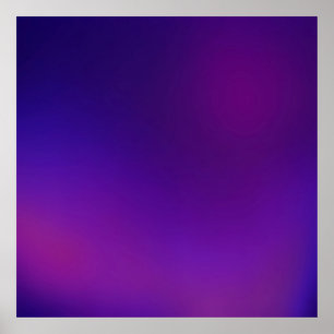 Metamorphosis 1 Purple Blue Elegance  Poster