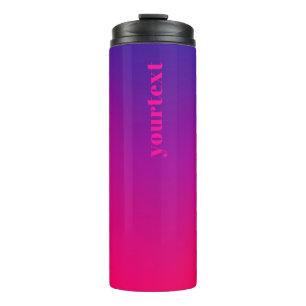 Metamorphosis 4 Energy Flow + your Monogram Text Thermal Tumbler