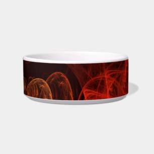 Metamorphosis Abstract Art Cat Bowl