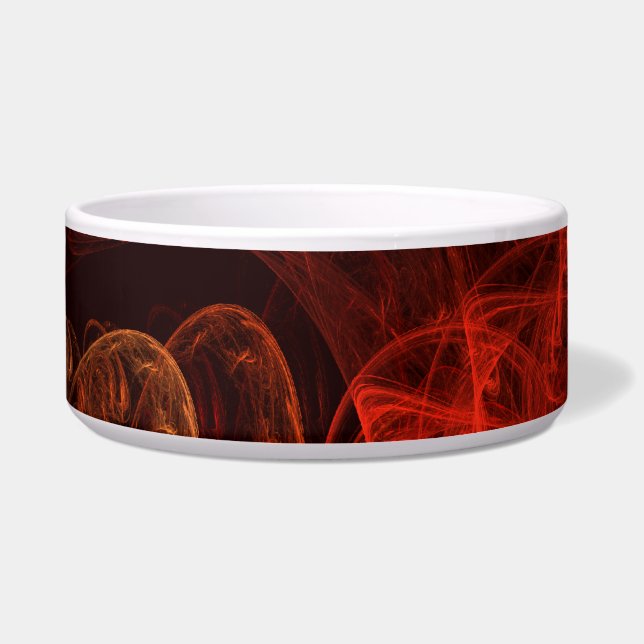 Metamorphosis Abstract Art Dog Bowl (Front)