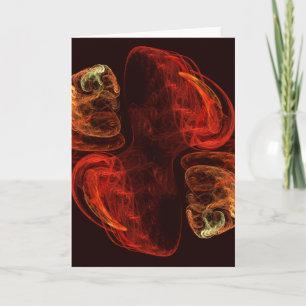 Metamorphosis Abstract Art Greeting Card