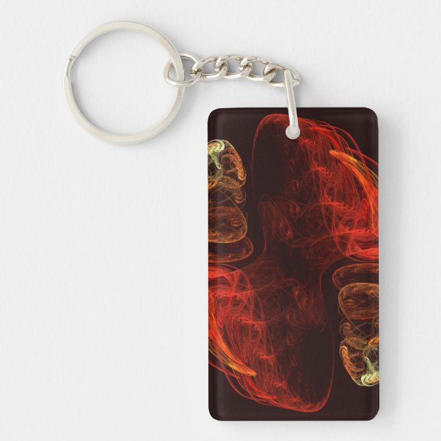 Metamorphosis Abstract Art Keychain (Front)