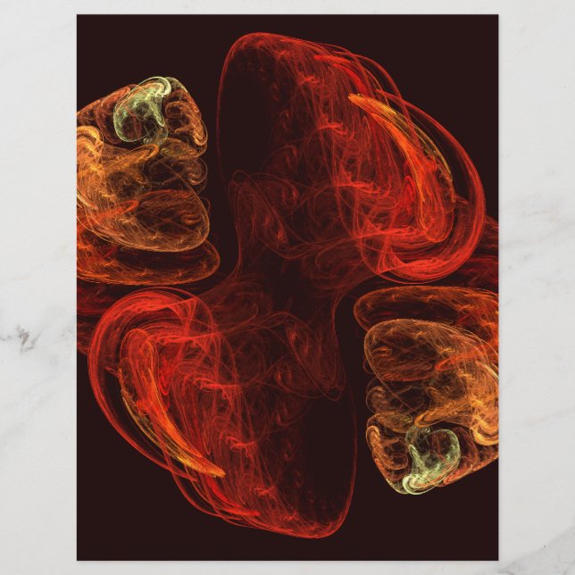 Metamorphosis Abstract Art Letterhead (Front)