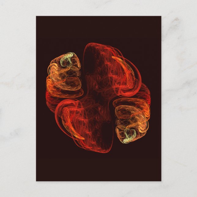 Metamorphosis Abstract Art Postcard (Front)