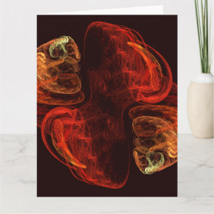 Metamorphosis Abstract Art Thank You Card