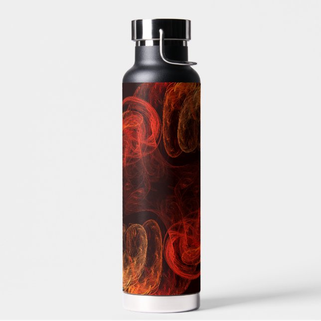 Metamorphosis Abstract Art Water Bottle (Left)