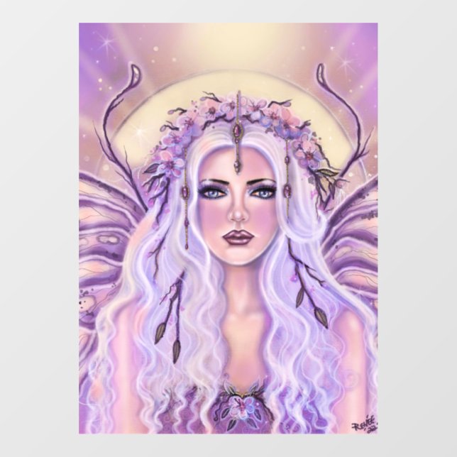 Metamorphosis butterfly fairy By Renee Lavoie   Window Cling (Sheet)