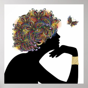 METAMORPHOSIS Butterfly Lady Poster
