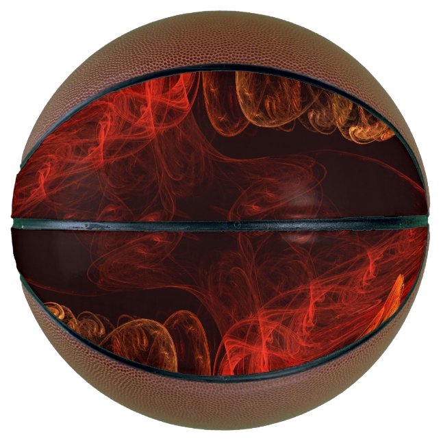 Metamorphosis Energy Modern Abstract Fractal Art Basketball (Front)