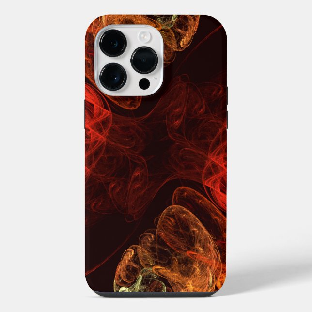 Metamorphosis Energy Modern Abstract Fractal Art iPhone Case (Back)