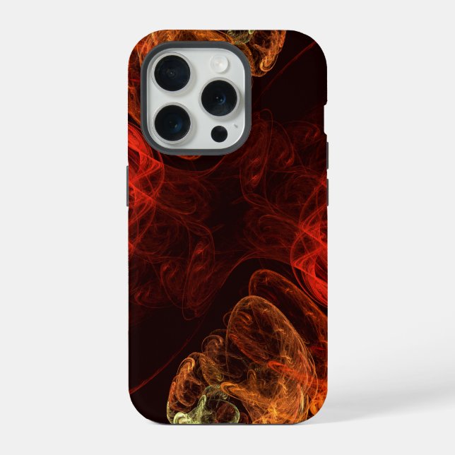 Metamorphosis Energy Modern Abstract Fractal Art iPhone Case (Back)