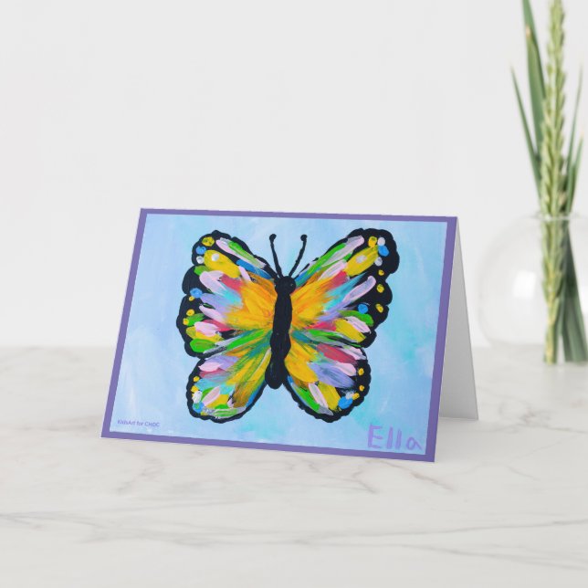 Metamorphosis - Kids Art for CHOC Thank You Card (Front)