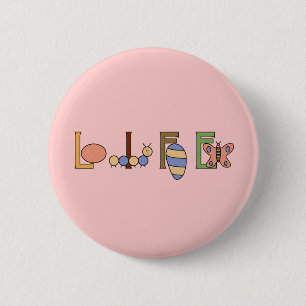 Metamorphosis Life of a Butterfly 2 Inch Round Button
