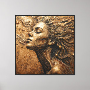 “Metamorphosis of Light” – A Surreal Portrait Canvas Print