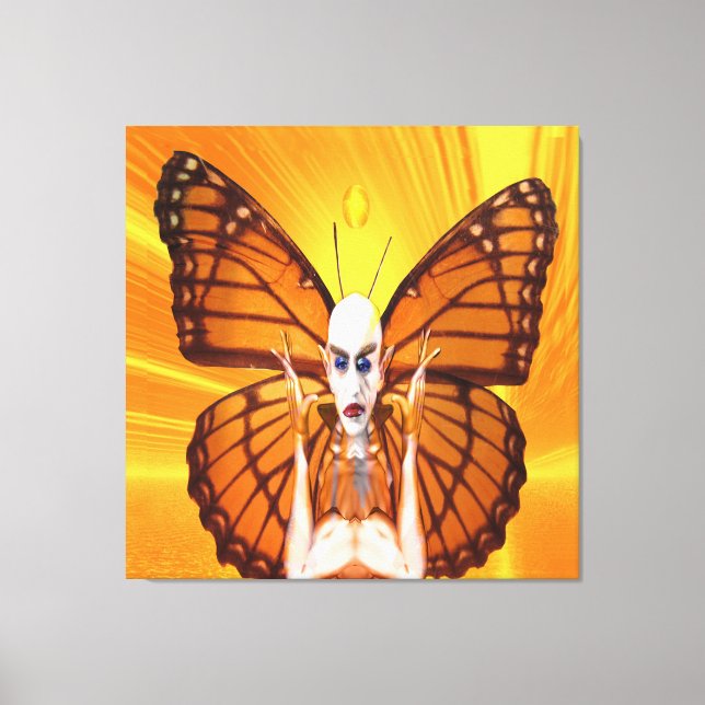 Metamorphosis of Nosferatu Dracula Canvas Print (Front)