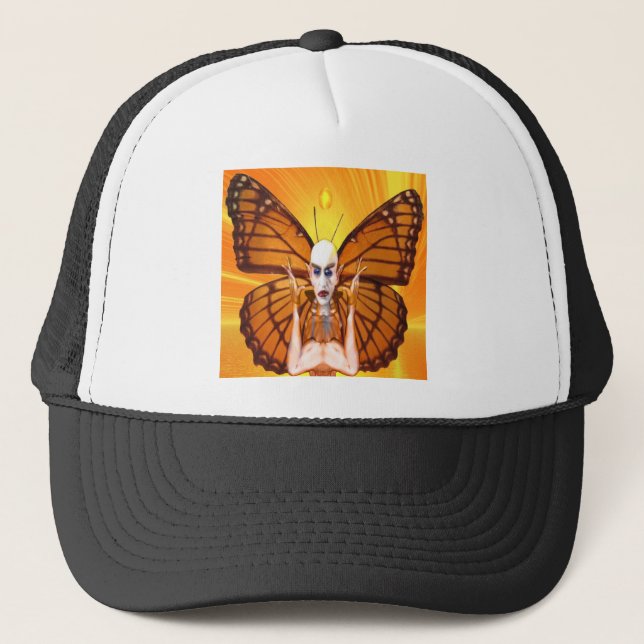 Metamorphosis of Nosferatu Dracula Trucker Hat (Front)