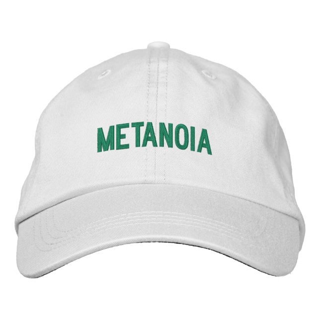 METANOIA Casquette réglable de base (Devant)