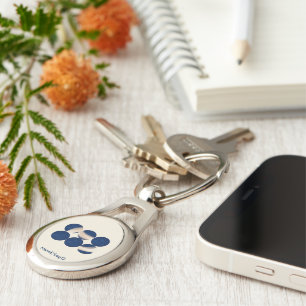 metaphor_11_relations_2 metal keychain