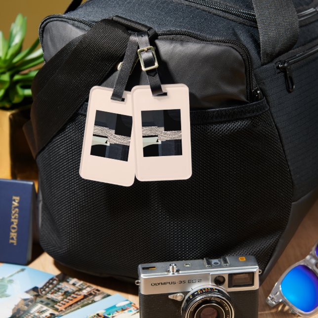 metaphor_13_intersections_1 luggage tag (Front & Back)
