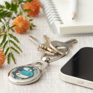metaphor_17_a girl in the tarn metal keychain