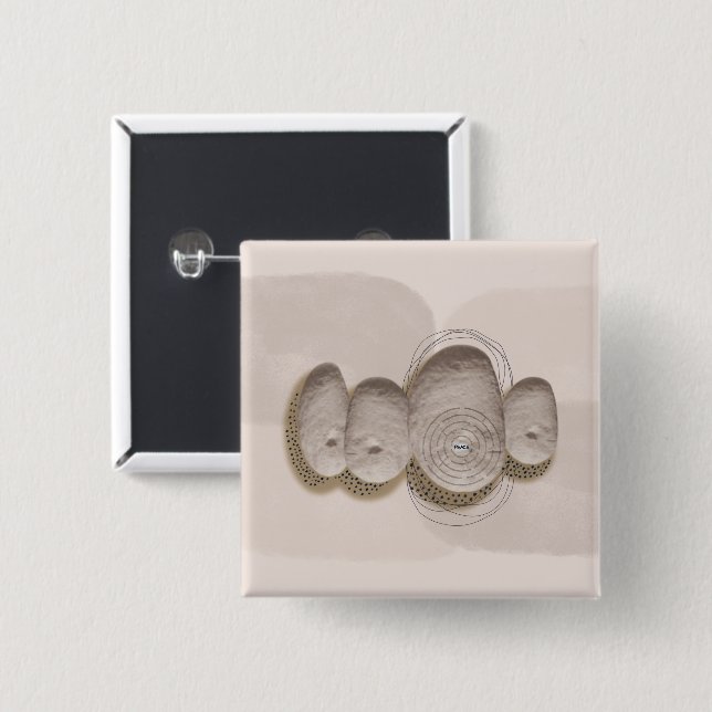metaphor_1_inner peace 2 inch square button (Front & Back)