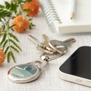 metaphor_21_a moonlit hill_2 metal keychain