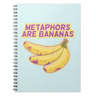 Metaphor Funny typography Notebook