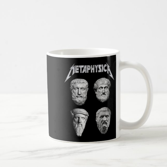 Metaphysica Socrates Plato Aristotle Philosopher M Coffee Mug (Right)