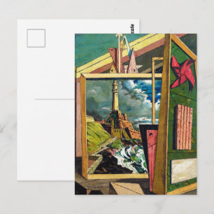 Metaphysical Interior 1917   Giorgio de Chirico   Postcard