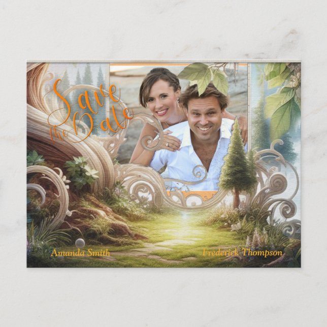 Metaphysical Timeless Spiritual Fantasy Themes Announcement Postcard (Front)