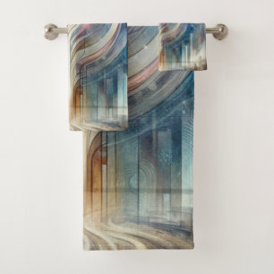 Metaphysical Timeless Spiritual Fantasy Themes Bath Towel Set