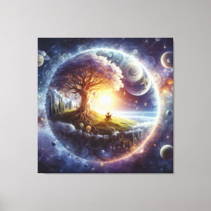Metaphysical Timeless Spiritual Fantasy Themes Canvas Print