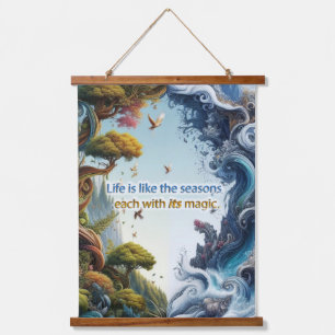Metaphysical Timeless Spiritual Fantasy Themes Hanging Tapestry