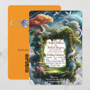 Metaphysical Timeless Spiritual Fantasy Themes Invitation