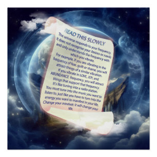 Metaphysical Timeless Spiritual Fantasy Themes Poster