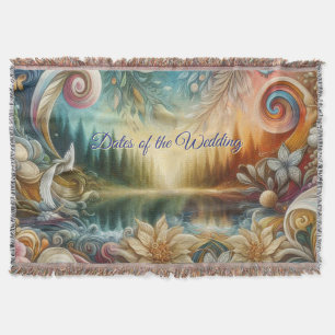 Metaphysical Timeless Spiritual Fantasy Themes Throw Blanket